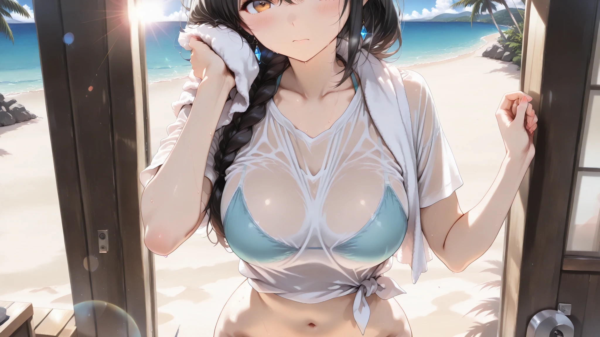 Bunny girl,Wet T-shirts