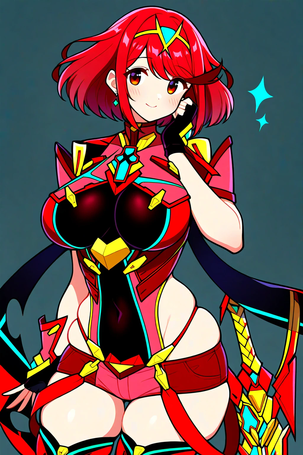 very big tits ((Masterpiece, The best quality)), illustration, 8K ultra detailed, realist, clear focus, Very detailed, Professional lighting, colorful details, Rainbow color break, high rise factory, large mechanical robot structure, tablet, computer, ((glow)), intricate details, shitu-mecha, 1 girl, mecha, belly button, color image, (cyberpunk), (redder hair: 1.2) big tits very sexy very big tits extremely big tits big cameltoe cameltoe cameltoe big cameltoe big,yellow red hair,Yellow hair, ((techpriest)), mechanical arms, obtained mechanic, Big fully naked. ((washed up red flowing modest ornate hooded technopriest dress, Dirty (red robes with oil stain)))