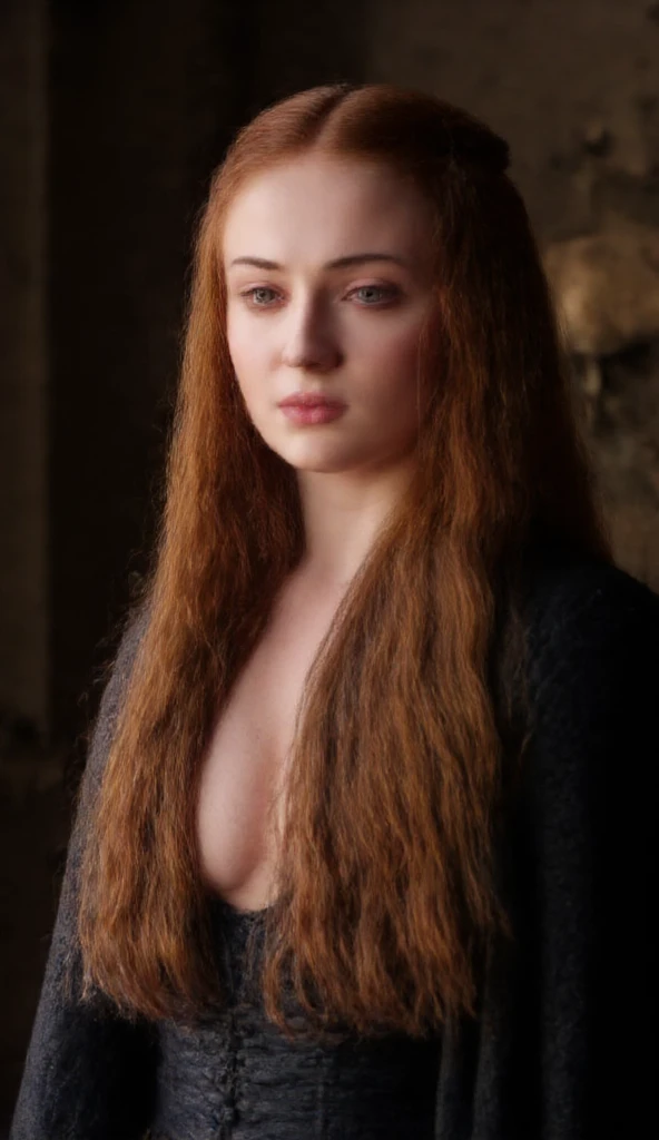 masterpiece, sadie sink and britney spears in one person, as rapunzel, very long hair, topless, ultra detailed, ultra realistic, realistic skin, very detailed background, rapunzels tower in background, outdoor