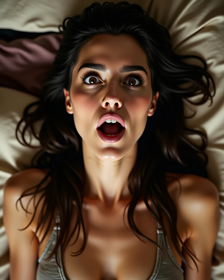 girl having anal sex with painful expressions (you can see the whole body)