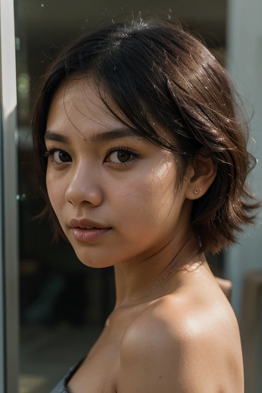 Nenek tua asia, short hair