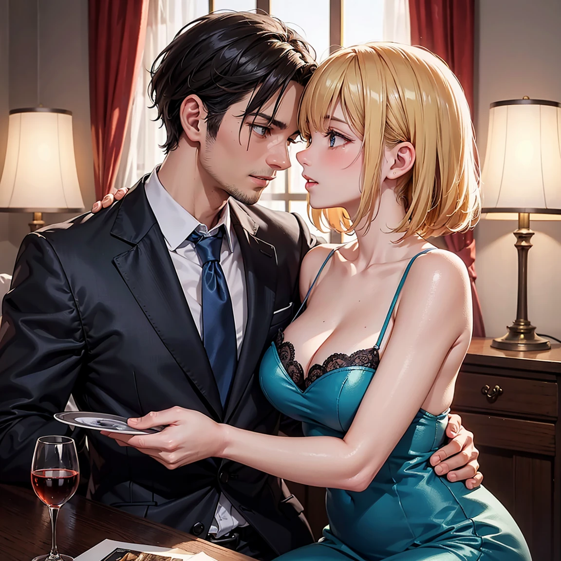 a loving couple holding hands, gentle embrace, intimate connection, romantic atmosphere, beautiful sunny day, vibrant colors, soft sunlight, happiness and joy, carefree laughter, tender moments, everlasting love, scenic backdrop, blooming flowers, serene garden, serene setting, peacefulness and tranquility, artistic portrait, detailed features, realistic depiction, high-resolution imagery, vivid and lifelike, vibrant color palette, warm and inviting, professional photography, dreamlike ambiance, stunning visual impact