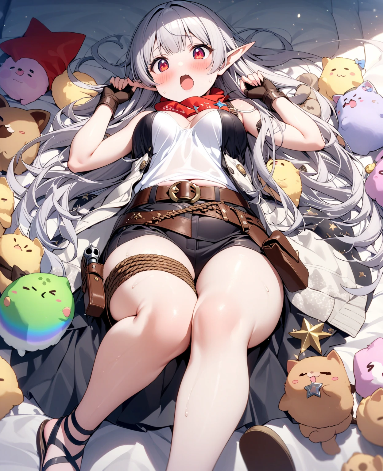best qualtiy,(kawaii:1.1),(adolable),(A high resolution:1.2),Incredibly Ridiculous res:1.3,Incredibly Fine Illustrations,cute female child,White bikini