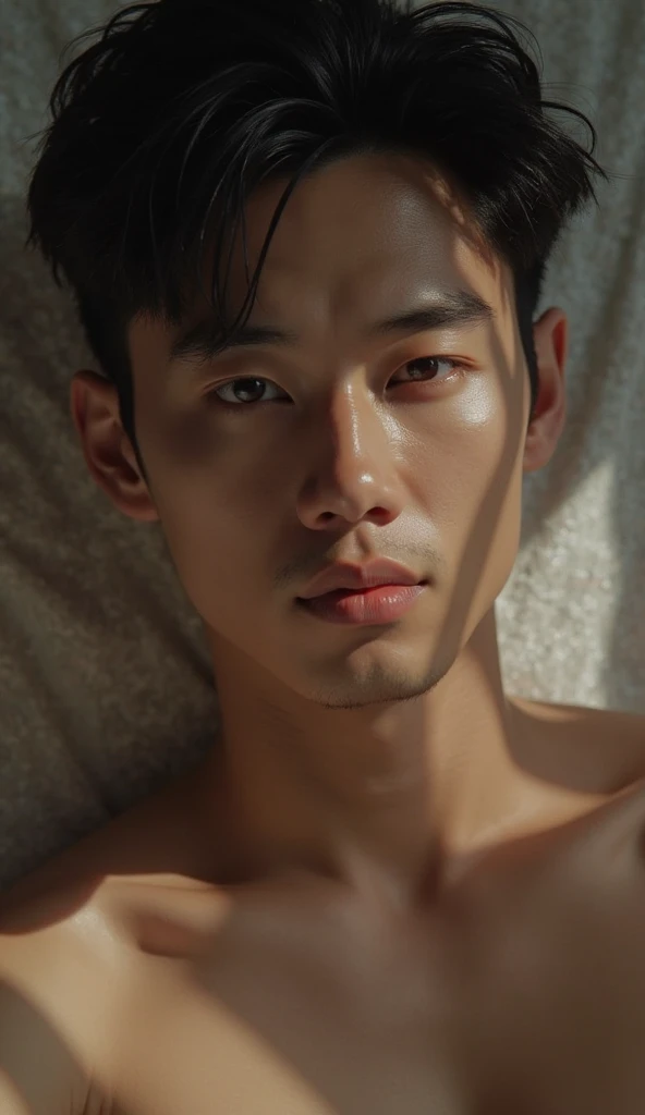 พื้นหลังmanหาด, There was a lot of dirt on his half-breeches., Armpits are very smooth., The fingers are very detailed., Don&#39;t combine the body., Two young boys, Wrapped well, bare, , hug and kiss , teenage boy, (realistic, Masterpiece, best quality), Pale white skin, ผู้manมีกล้าม, big lump, charming, charming, Wear a necklace around his neck., bareเปล่าโดยสิ้นเชิง , Large penis, realistic, bareเปล่าเต็มที่, bare, perfect , man , การสร้างแบบจำลองสำหรับphotography, Editorial style, ผู้manหล่อ, detailed face,  topless, shirtless, เด็กmanอายุ 17 ปี, very young boy, Cinematic soft lighting illuminates a stunningly detailed and ultra-realistic handsome korean man supermodel, short hair, clear honey colored eyes, captivating perfect smile, sensuality, ผู้manร้อนแรง, Very handsome, Showing off his sweaty body., Has a lot of muscle and a six-pack., Thin, compact, full body, 8ก, photography, Masterpiece, detailed face, Detailed eyes, detailed hands, sit, Spread your legs, Wear only half-length underwear., The body is very wet., The body sweats profusely., Wearing a thin half-gold dress