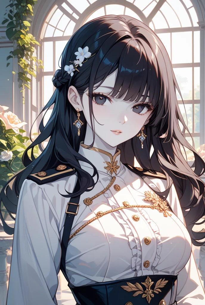 2D Beautiful Girl、colourfull、delicate、High-performance、illustratio、bee image、queen bee model、A dark-haired