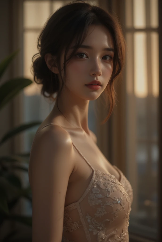 {{{{{3,318 trillion pixels high resolution, vivid filter, nsfw, A girl I thought was still very young showed her panting face and ample breasts so I gave her an aphrodisiac to make her look even sexier and her innocent appearance was tinted with a sexy aura, Realistic scenery and lovely nudity Japanese girl in a romantic Cylindrical crystal sparkling herbarium filled with flower oil, She's drastically panting, unhooking her bra to reveal her nipples and full tits, thicken the lips look pretty, Her fluffy skin and curvy back, Boobs are fluffy and bouncy, Tits that get rounder bigger}}}}}, {{{{{detail of The panting face of a neat and cheerful girl loved by everyone, Her cute supple legs and romantic panting Inside a sparkling herbarium in female hormones oil depicted in detail, in detail her cute bra hook, Trapping her in a cylindrical glittering herbarium and pouring in oils that remake her young and pretty and sexy, The young girl turns sexy as she kneels and moans and turns into the female hormones that run through her body, The bulge in the side of the breast is too cute, sideboob}}}}},{{{{{The hormones in the sparkling herbarium cause the innocent girl to change rapidly tits swelled up to huge gazongas form two beautiful mountains revealing a tight cleavage, It's too cute and innocent to see her go into her own world panting, All the sexiness that's amplified inside her makes her panting, Cuteness preserved forever shining in exchange for life from her, her beautiful slender underbust, slender curvy cute waistline, an lewd fetish for lips and necks and waistlines, her clearer nip line from underbust to hips, gloomy straight wig, thick vivid lips}}}}},{{Extremely detailed}},{{{{{heroine girl's Sexually unused body with pure and innocent aura}}}}}