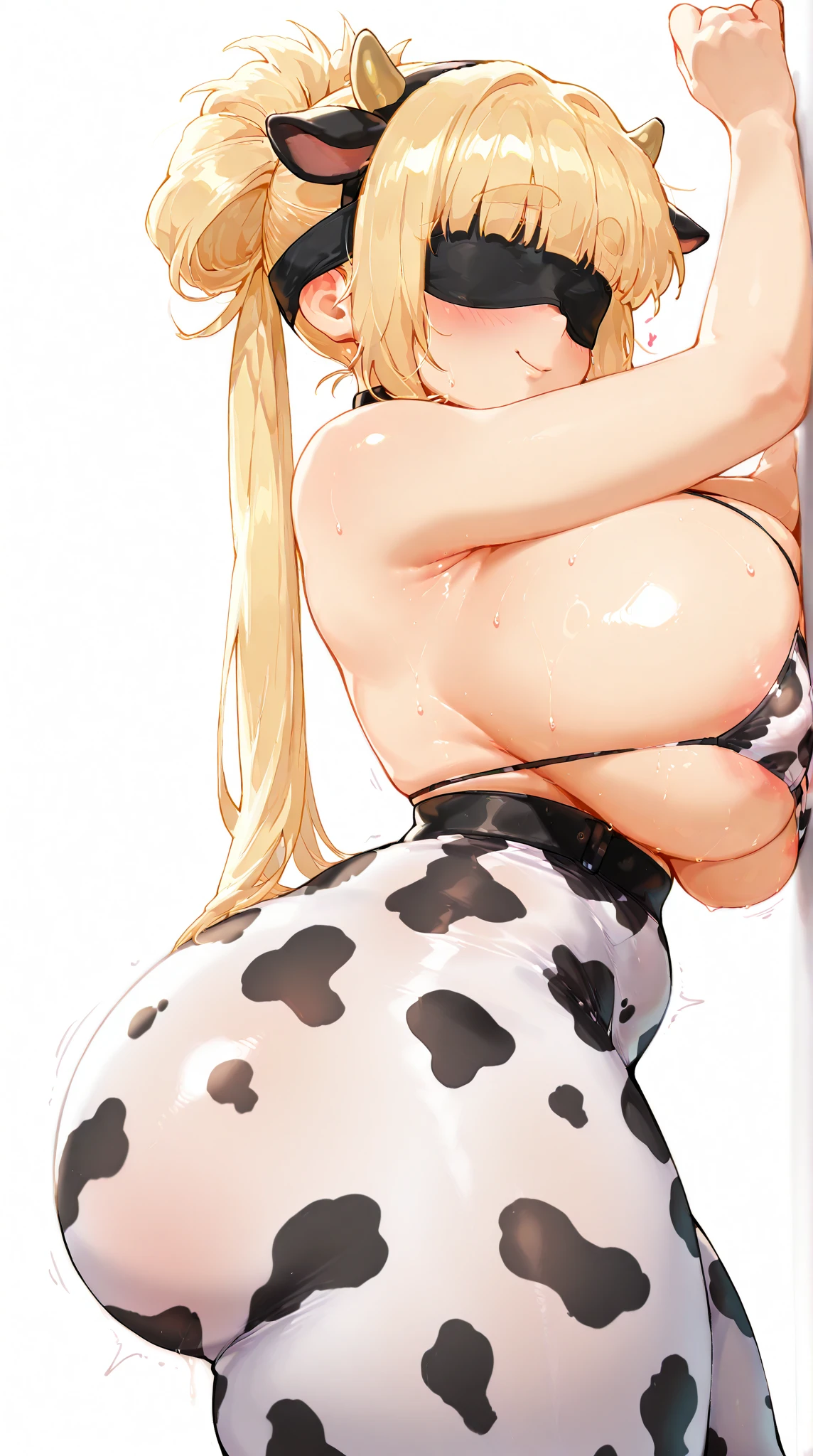 ultra-detailed,
master piece,best quality,high resolution,
beautiful eyes,detailed eyes,detailed face,
beautiful detailed eyes,symmetrical clear eyes,
1girl,43 years old,Mother,Married Woman,Multiparous women,Mom,Low-cut hair,Open mouth, A MILF,Shiny body, Shiny skin, ,Huge breasts ,Shiny skin,btpt-fc,wide hips, Closed eyes,Silver hair,独奏, Cow Bikini, cow ears, cowbell, (((Cow print stockings, Cowprint Arm Gloves))),Cow Lingerie,on the beds,Low side tail,sweat body,nsfw,(Big Ass:1.8),(Too huge ass:1.8),bag,Back view,(Stick your butt out:1.8),(focus on ass:1.8),(Plump:1.2),(Anal:1.5),ぽっかりAnal,(Wet pussy:1.5),thighs too thick,back,(pubic hair:1.5),Big Breasts,(Sweat:1.5),(Squat:1.8),Spread your legs wide,Covered in sperm,cumdrip,(Peeing:1.3),(sperm 1.5),Tight,Long Tongue,saliva,Juice drips,The viewer is looking from behind,Estrus,Hot body,vapor,blush,(bukkake:1.8),thick nipples,erection of nipple,pepperoni nipple,from below,Wet, see-through clothes,(spread pussy:1.3)