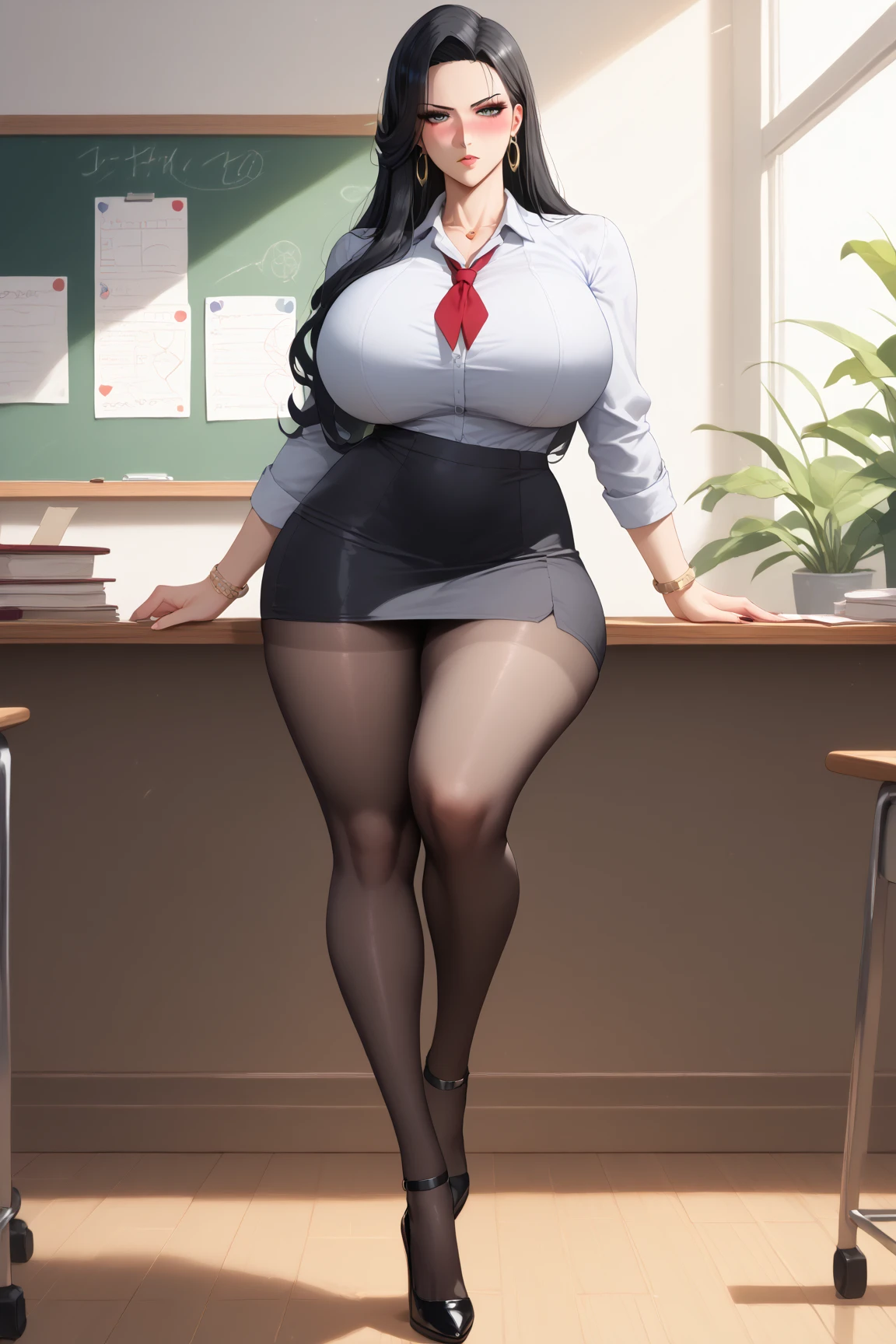 (masterpiece), (best quality), 1beautiful female,black long hair,(curvy body),business suit,office,squatting on me,pubic hair,(ahegao),short skirt,creampie
