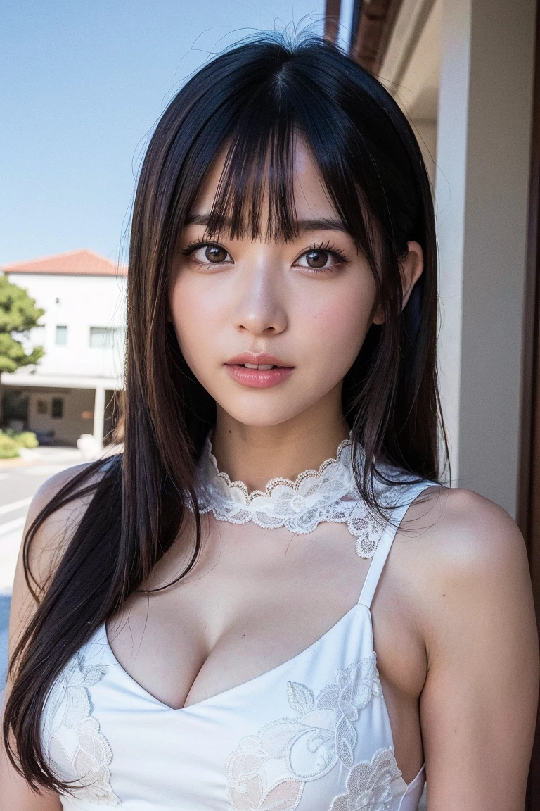 You are a dog. Walking on all fours. Place your hands and feet on the ground. You can see her through your shirt. World's cutest gravure idol pose, perfect proportions, big , cleavage, cute, ((18 year old female: 1.2)), young and adorable Japanese face, official art, highly detailed CG Unity 8k wallpaper, (masterpiece: 1.0), (best quality: 1.0), ultra high resolution, 4k, highly detailed, photo shoot, 8K, nffsw, high resolution, Kodak Portrait 400, film grain, lens flare glow, best quality, 8K, nffsw: 1.2), portrait shot, 8K,