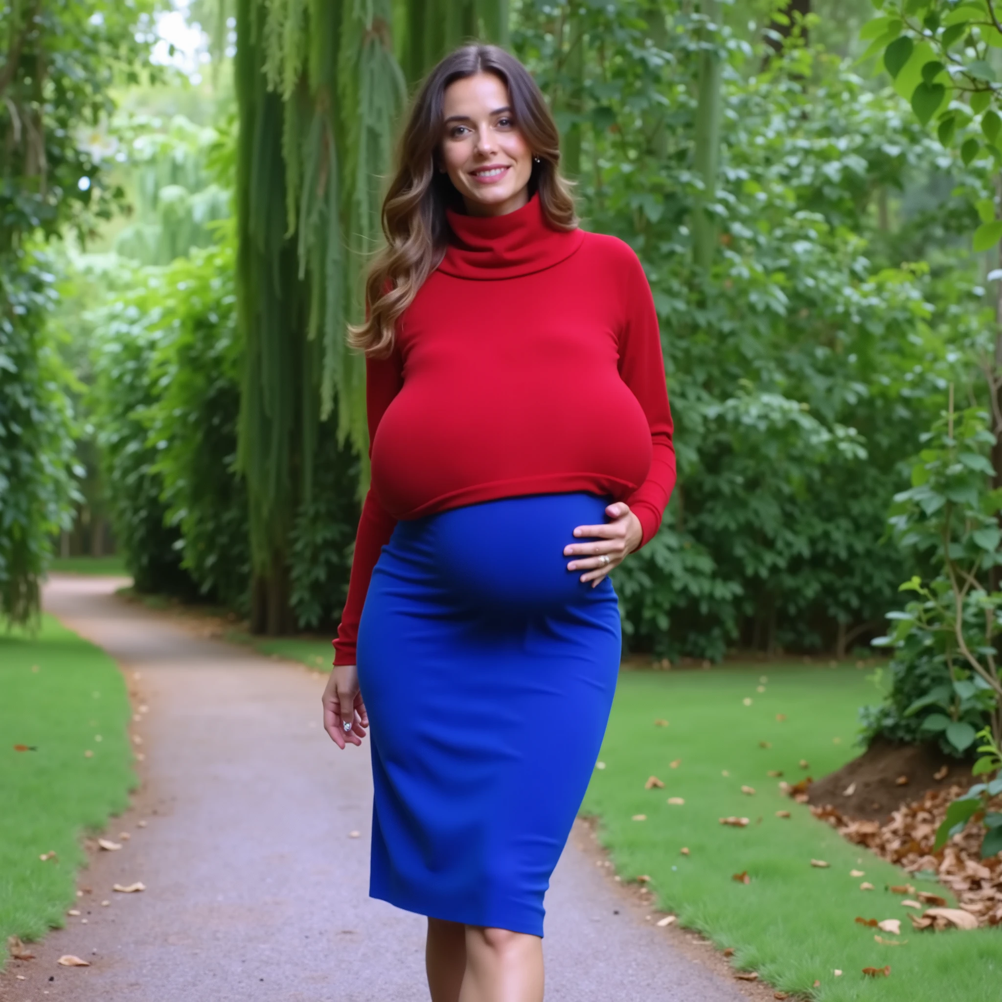 ((20 years old girl)), (wearing maroon jacket, sport tops, sport leggings : 1.4), (in a jogging track), (day time), ((huge pregnant)), (((gigantic size breasts, cleavage))),(sexy), ((hourglass figure)), lipstick, photorealistic, masterpiece, realistic, realism, photorealism, high contrast, photorealistic, 8k HD high definition detailed realistic, detailed, skin texture, hyper detailed, realistic skin texture, best quality, (photorealistic:1.4), high resolution, detailed, raw photo, photo realistic, (high detailed skin:1.2), 8k uhd, dslr, soft lighting, high quality, film grain, Fujifilm XT3), hyper realistic lifelike texture dramatic lighting unreal engine, even, neutral light, key light, bold, bright colours, (dynamic lighting), (soft lighting), ((soft red lipstick)), (natural makeup), ((short ginger hair)), ((glossy skin)), (colorful lighting), (smile: 1.2), (running : 1.4)
