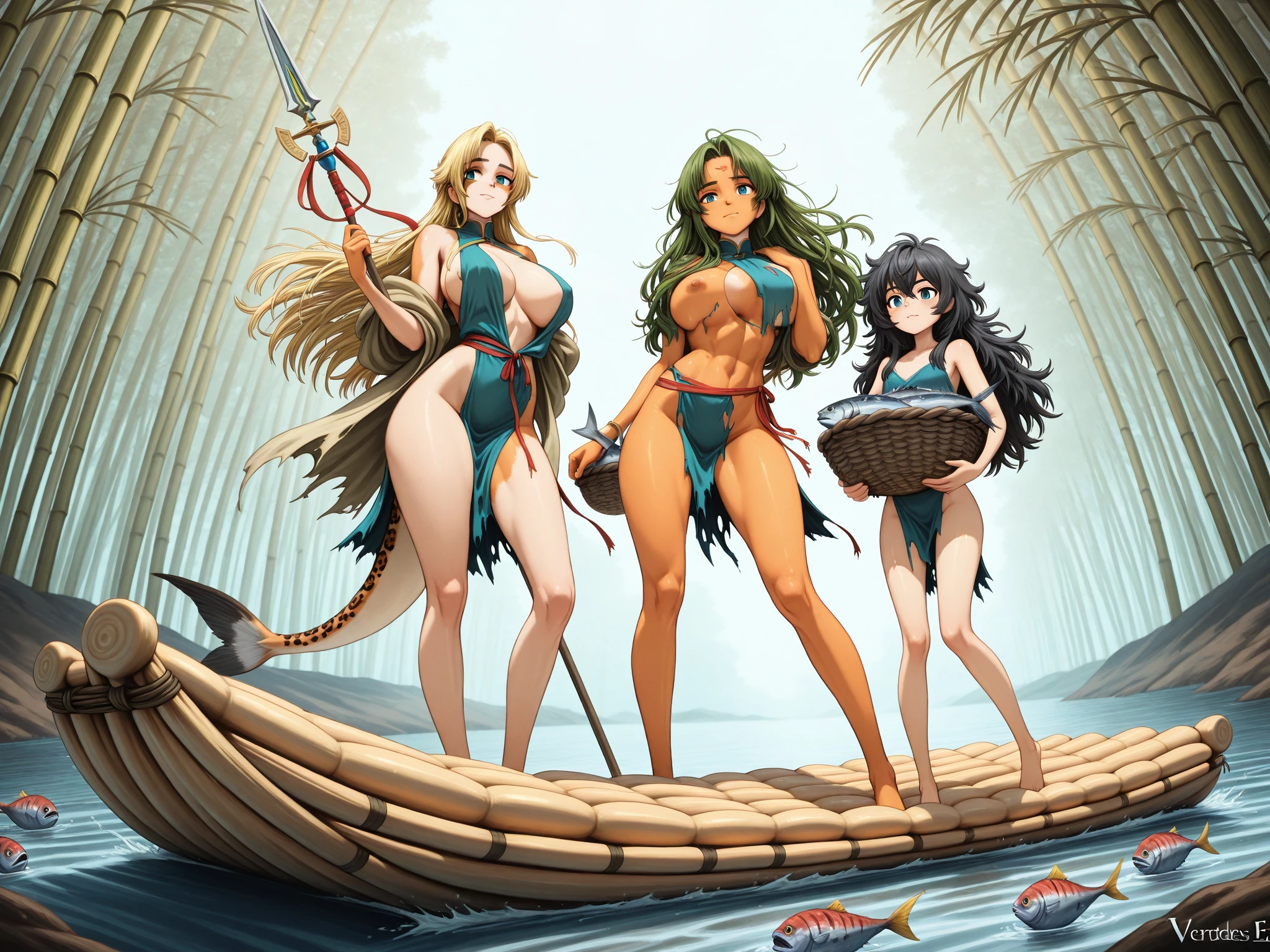 In this vast Amazon rainforest,A group of energetic Amazons live in。They have graceful figures,big boobs and big ass,Show the beauty of health。In this mysterious tropical rain forest,They live in harmony with nature,Live a primitive and happy life。
Amazons live deep in the jungle,Towering trees all around,Lush vegetation。They have unique reproductive organs,Allowing them to easily adapt to various environments in the rainforest。in this green land,They bravely fight against nature,ao mesmo tempo, We also enjoy the beauty brought by nature.。
In this mysterious world,The Amazons live a nomadic life。They wear cool leaf costumes,Make smart use of the natural resources of the tropical rainforest in your daily life。They are good at catching fish、Hunt the beast,You can also make delicious fruit delicacies。In this land,They fully demonstrate the independence of women、self-improvement traits。
Whenever the sun goes down,Amazons perform mysterious rituals along river banks。they pray devoutly,I hope the gods bless their lives and their people。in sacrificial activities,they will dance,Use beautiful melodies and beautiful dances to thank nature for its gifts。
And at night,Amazonians will come together,Sit around the campfire,Share each other's stories。In this warm scene,They speak freely,Laughter echoes in the tropical rainforest。
In a nutshell,In this mysterious tropical rain forest,Amazons with big breasts and perky butts show off their bravery、wisdom、Independent and beautiful side。They live in harmony with nature,Live an original and interesting life。This land has witnessed their growth,This has become their forever home。