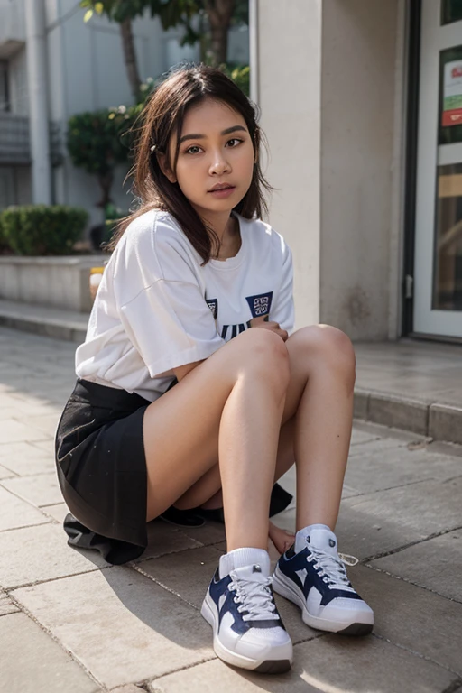 Taiwanese girl 18 years old with perfect childish face and kicks