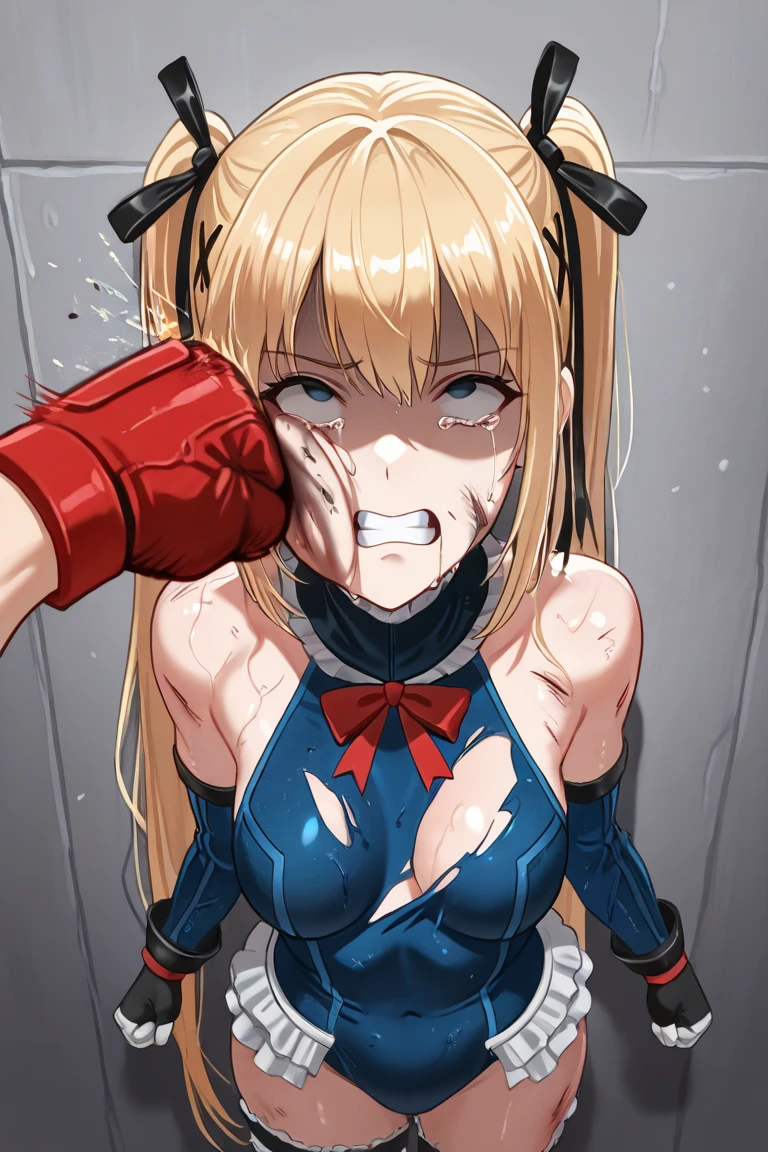 
score_9, score_8_up, score_7_up, best quality, masterpiece, source_anime zPDXL2 BREAK face punch, pain, rolling eyes,,,,,,,  Standing Outside  ,  Lean on the Backrest ,  lean against the wall ,  arms pressed against the wall  ,  close your eyes and open your mouth  , (( clothes torn )), Short torn  ,  sweated, dirty, Hurt,  I can see a lot of skin through my clothes , (( head tilted back )), a male opponent out of frame is  punching  the girl, ((  someone else's fist is touching the girl's face )), ((( punching ))) (((Face punch ))),,,,,,,,,,,,,,,,,,,、、、、、marie rose,,shaded face,crying with eyes open,unconscious,constricted pupils,solid circle eyes,injury,torn clothes,sweat,wet clothes,(bruice,:1.2),dynamic pose,dynamic angle,,,sweaty clothes,battle damage,{{{bruised chest}}},super detailed face, exhausted, empty eyes, (open eyes:0.2),
目を閉じて顔を寄せる, 