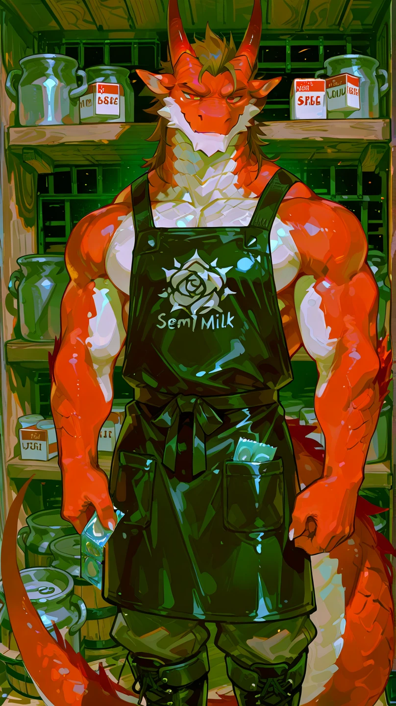 (Best quality: 1.0), (Super High Resolution: 1.0), (masterpiece, best quality:1.2), detailed, detailed hands, detailed eyes, score_9, score_8_up, score_7_up, furry, anthro, ((dragon)), ((solo)), grandpa, (about 70 years old), (manly), horns, handsome face, huge, bangs, white beard, beard above mouth, fluffly fur, nipples, looking pleasured, sexually, sexy pose, SFW, coffee shop, (apron), nude, bulge, flaccid, in heat, panting, sweat, sweaty, musk, (skinny, shy), hands touching, (looking at viewer, shy), blushes:0.3, close up view, (by bebebebebe, by syuro)