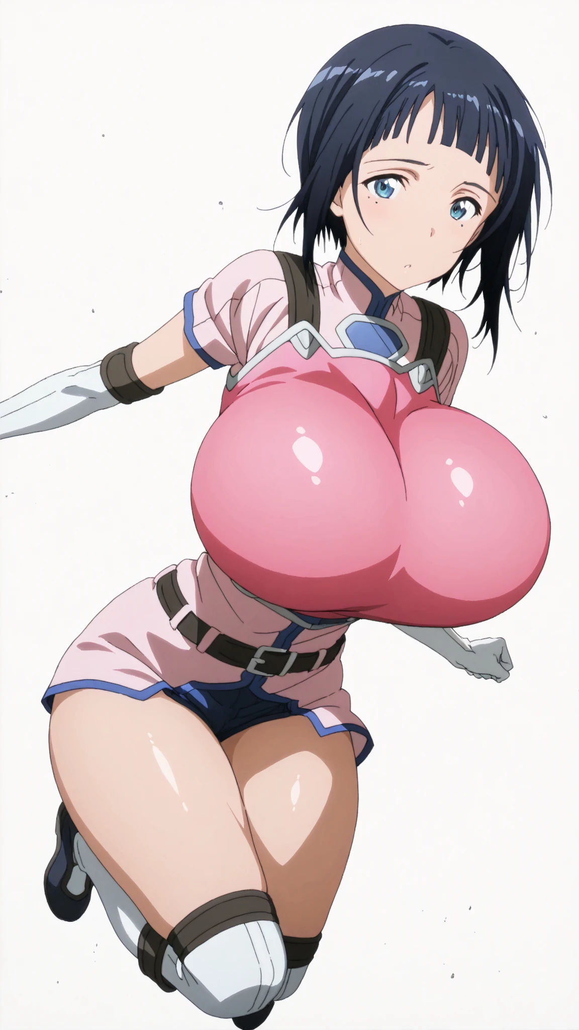 masterpiece, 1 person々, One person々in,10代の若者1 person々, Yui Kodai/Rule/Small big way (My Hero Academia),Big Breasts , Mature Woman,Sharp eyes, Black Hair,Red and white hat,Pink Eyes, Empty Eyes LoRA / Hollow / Hypnotic suggestion,It opens wide vertically.......,Sweaty, pink latex gloves,pink latex bloomers gym clothes,,Armpit sweat,、The clothes fit snugly to the body、Latex is very shiny、Dark Room, Thick thighs, Hypnotic Pendulum,Hypnotic state,Hypnotic stateの目,squint,Open your mouth wide and vertically,Sweaty,全身Sweaty,You can see the valley,Steamed, (Huge breasts:1.6),Heart Nipple Sticker, Deluxe,Erect nipples,Huge nipples,The smell is overwhelming