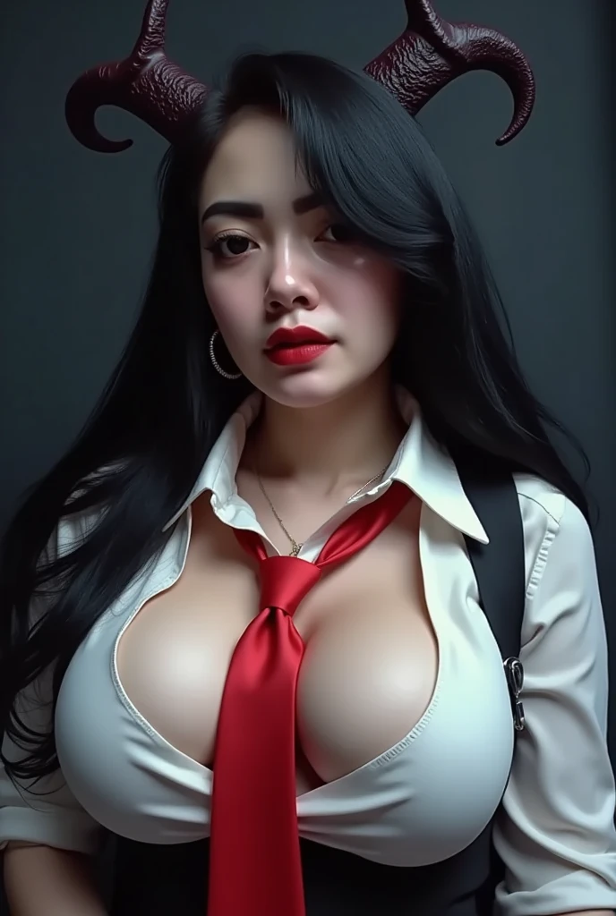Beautiful Selena Gomez, snow white cosplay, blue corset, yellow pleated skirt, red and white slashed puffed shoulder sleeves, black bob hair, red headband, red cape, silk, satin, photorealistic, masterpiece, best quality, beautifully detailed face, detailed skin, white leggings, sexy, lying on her back, lying in bed, leather boots