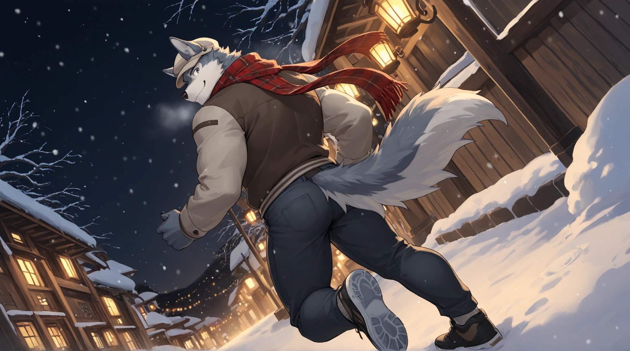 ((best quality)), ((masterpiece)),Wolf Furry ,Blue Fur wolf, Furry bara, huge pregnant belly ,Handsome , Good Looking , Smile , blush , Wearing Black Cap , Naked , Huge Cock , (Cock Details) , (Cum Everywhere) , Messy Cum , (riding dick) , Dick In Butt , (Cum in butt) , (Gangbang by other) ,(Ultra details), Night , playground (image details) , 4k , ((milk from chest))