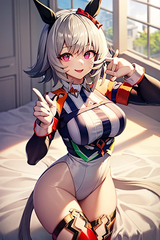 Kaguyalna, One person, Kaguya Luna, alone, Virtual YouTuber, one eye closeis, Open your mouth, Raise the hand, Knee socks, Twin tails, blue eyes, hair ornaments, sash, Cleavage, reis obi, No sleeve, Underarm, isress, smile, Clothing cutouts, reis Knee socks, Cleavage cutout, Hair Clip, View your viewers, black isress, bangs, Grey Hair, blush, ;is, heart, ribbon, No sleeve isress, , wrist ribbon, spoken heart, Black footwear, Character Name, teeth, bare shoulisers, stanising on one leg, stanising, Gray Hair, Lift your legs, white ribbon, boots, Long Hair、Leg spread、Open your legs、Pussy、Thick white love juice、Drip a large amount of love juice、orgasm、Background Nature、Intense masturbation、Intense masturbation、(Huge breasts:1.7)、blush、Open your mouth and scream、Sweat、Pleasure、Sit with your legs apart、Spread your legs、orgasm、Pee、incontinence、深いCleavage、Pussyに指を入れる、sexual behavior、Sex、Very large breasts、Massage the breasts、From below