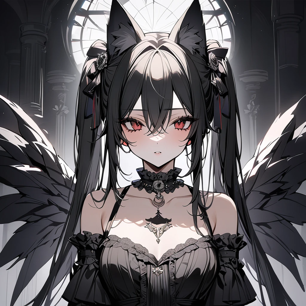 (masterpiece,1girl,solo,cat ears,twintails, hair over one eye, demon_wings,small breasts, blue_eyes, <lora:janusAzureLaneHalloweenSuccubus_janushalloween000004:1>, blush,open mouth, low wings, torn legwear, black thighhighs)| ((eldmeisterog),(dark skin), (demon horns), large breasts, Clear as the sky On a midwinter's night And deep as the stormy sea I hear a whisper inside A hunger devouring me I beseech you, my heart, to be free Farther away Than the night from the day I reach for your true embrace Shadow of mine Memories fail through the veil of my mind Here at the end of our time Sure as the sun will rise Over blood-red skies I will be on my way Come the break of day Dark as the night will be So my heart, are we Sorrow will reave my soul This, my heart, I know A thread has been spun By an unyielding hand The Norns have laid down my path Just like the seed has to grow The withering leaf must let go To be buried beneath the snow Sure as the sun will rise Over blood-red skies I will be on my way Come the break of day Shrouded in doubt As I leave for the shore Though cold and unkind The horizon calls Way, way, wayward waves I will follow you home And vanish into the unknown Sure as the sun will rise Over blood-red skies I will be on my way Come the break of day Dark as the night will be So my heart, are we Sorrow will reave my soul This, my heart, I know Weaver of fate To your will I must fold Oh, wisdom of old I beseech you, my heart to set free(dark skin), (demon horns), large breasts, Immortal temptation takes over my mind Condemned Fallen weak on my knees, summon the strength Of mayhem I am the storm that is approaching Provoking black clouds in isolation I am reclaimer of my name Born in flames, I have been blessed My family crest is a demon of death Forsakened, I am awakened A phoenix's ash in dark divine Descending misery Destiny chasing time Inherit the nightmare, surrounded by fate Can't run away Keep walking the line between the light Led astray Through vacant halls I won't surrend5r The truth rev5aled in eyes of ember We fight through fire and ice forever Two souls once lost, and now they remember I am the storm that is approaching Provoking black clouds and isolation I am reclaimer of my name Born in flames, I have been blessed My family crest is a demon of death Forsakened, I am awakened A phoenix's ash in dark divine Descending misery Destiny chasing time Disappear into the night Lost shadows left behind Obsession's pulling me Fading, I've come to take what's mine Lurking in the shadows under veil of night Constellations of blood pirouette Dancing through the graves of those who stand at my feet Dreams of the black throne I keep on repeat A derelict of darkness, summoned from the ashes The puppetmaster congregates all the masses Pulling strings, twisting minds as blades hit You want this power? Then come try and take it Beyond the tree Fire burns Secret love Bloodline yearns Dark minds embrace Crimson joy Does your dim heart Heal or destroy? )