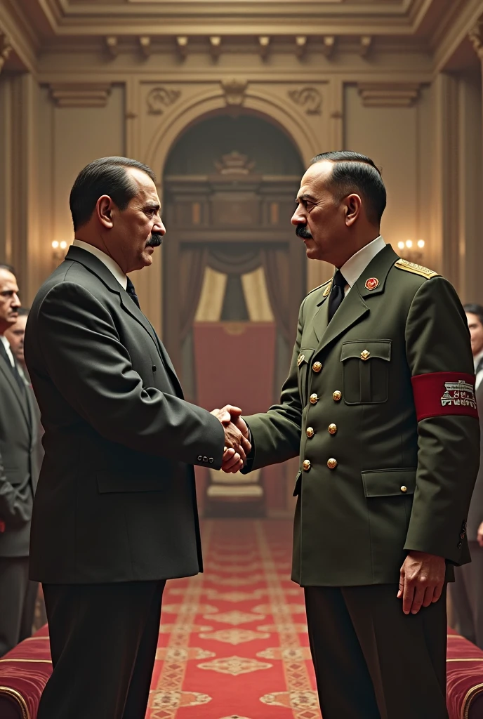 Hitler shook hands with Roosevelt