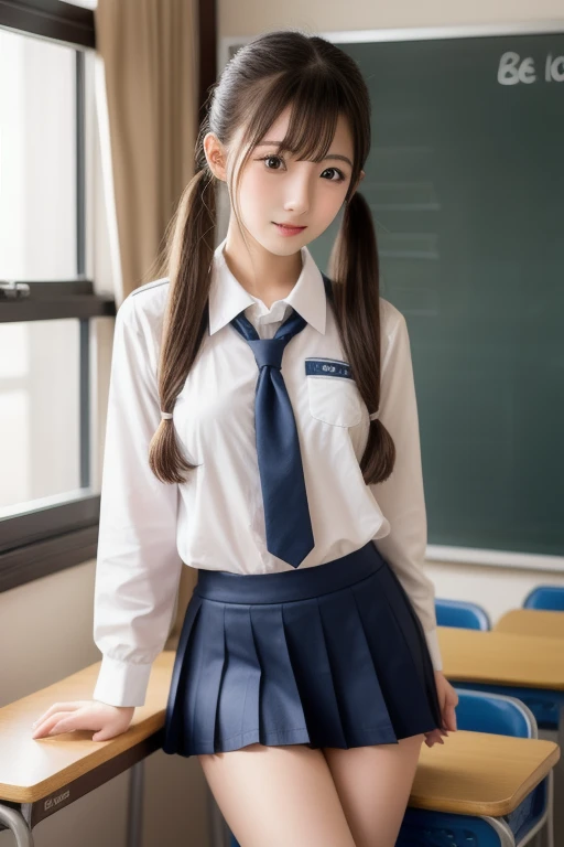 ((Browsing Caution))、((Spread your legs wide))、((Spread your legs))、Cleavage、((Small breasts))、((Small breasts))、((I can see your thighs))、超Genuine(Cute 10 year old girl Sitting at a desk in uniform、((Cowboy Shot))、Japanese、Japanese、Japanese girls uniform、Surreal、Cute hairstyles、beautifulアニメの女子高生、Cute school girl、8k CG、画像-perfectionな顔 、perfection、beautiful、masterpiece、Professional artwork、Famous works of art、perfectionな顔、beautiful顔、beautiful目、((perfectionな女性の身体))、1 person、(Immersive atmosphere、Chiaroscuro: 1.5、Bright light: 1.2、Bright lighting )、、(blush:0.5)、attractive appearance、Fine grain、Thick thighs、Big Breasts、Detailed Background、Write Boundary Depth、Genuine:1.3、女の子1 person、shirt、Pleated skirt、 、Sitting、whole body、(Zhou Haoguang:1.3)、(Video Compositing:1.3)、(neon:0.1)、(High resolution:0.1)、Accent lighting、barefoot、barefoot