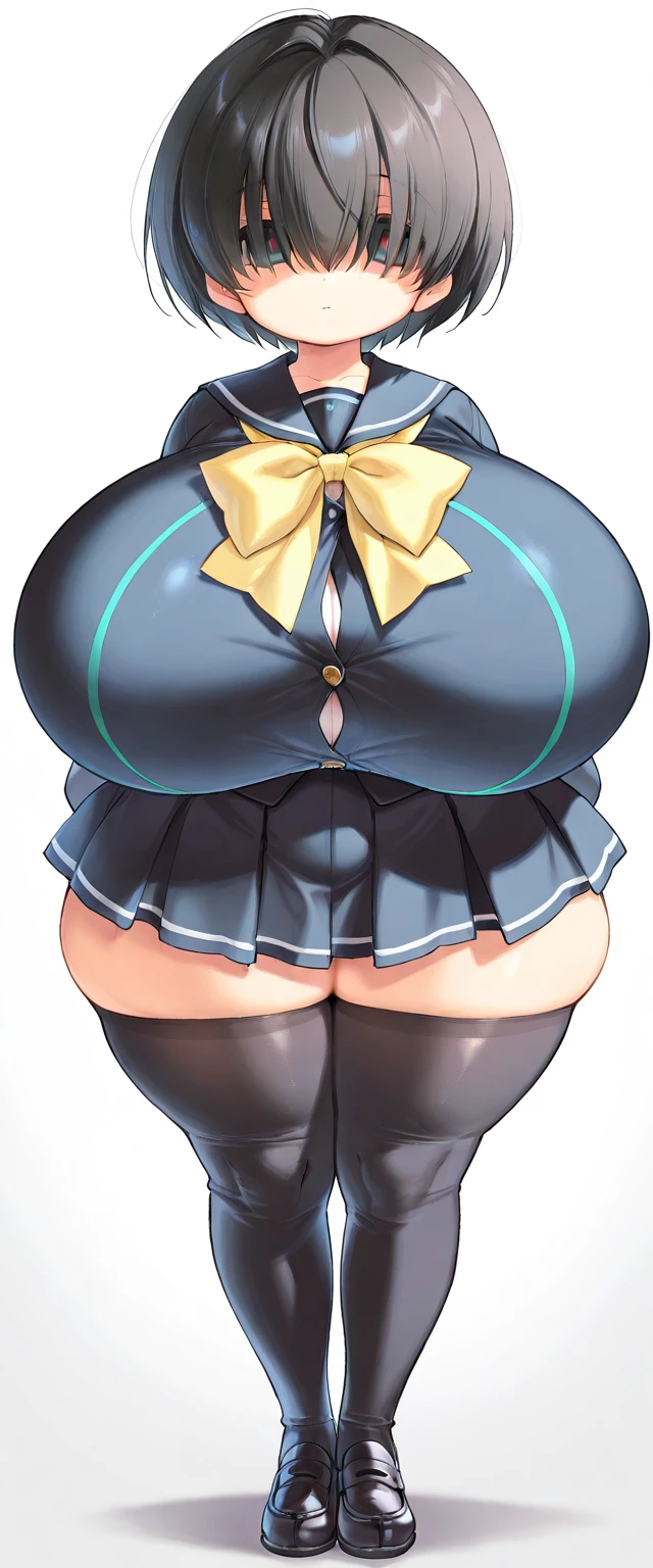 (Perfect body),Best Quality,(8K Portrait),(masuter piece)、(Official art),Police Woman、Police Hat、blush,Sweat,(((large udder)))、((Big ass))、(Navy blue leotard)、(White knee socks)、(Black hair),((bob cuts))、Yellow eyes,((thick thighs))、Adult Woman、Cowboy Shot、((spreading legs))、((((:o))))、(In the street)、(is crying)、(Shocked)、(((M leg)))、((((Chibi))))、(Right hand on the head)、sitting on、(((wink)))