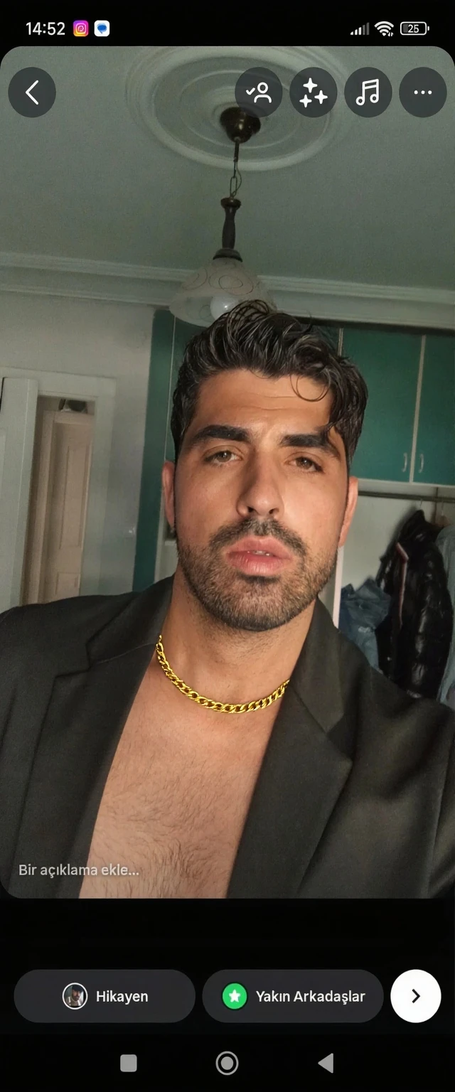 (masterpiece, intricately detailed, highest resolution, best quality:1.2), (doujin), a cocky Latino instagram influencer, a 24 y.o muscle stud with a muscular physique sitting on a chair with blue eyes,ntattoo, ((neckline_tattoo)), dark-skinned male, clean shaven, wearing a ((open jacket, big chains, chav, armbands)), ((excessive cum)) ((cum on body)) (cum drip), flaccid penis,saggy balls,hairy chest,vascular,muscle striations,soft light,fantastic realism, colth, hdsrmr