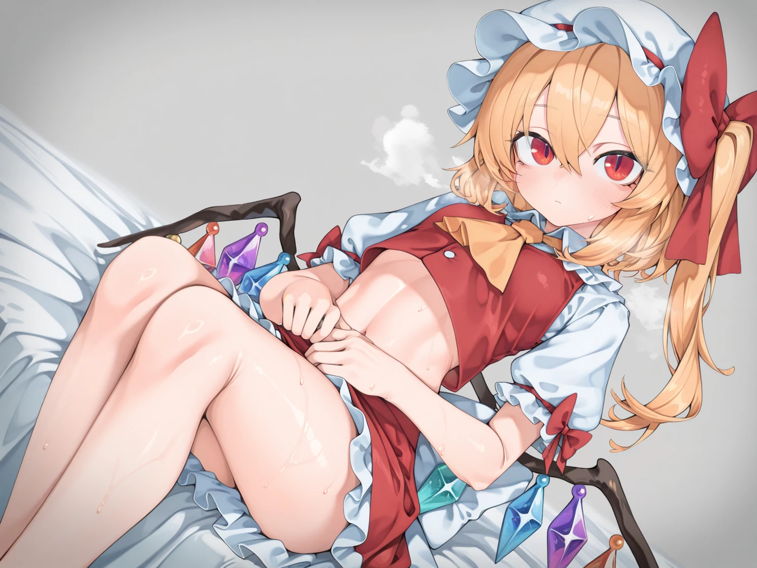 masterpiece、Best image quality、highest quality、((Crying girl))、blush, Open your mouth, ((A look of deep sadness))、(tears)、(No clothes)、naked、Forced to spread legs、((missionary position,man on top, spread legs))、Reluctant、Small nipples、Shiny Hair、((Dynamic))、Very fine and beautiful bright eyes、Very detailed, clear and beautiful face, Awards, Anatomically correct、((Scared))
