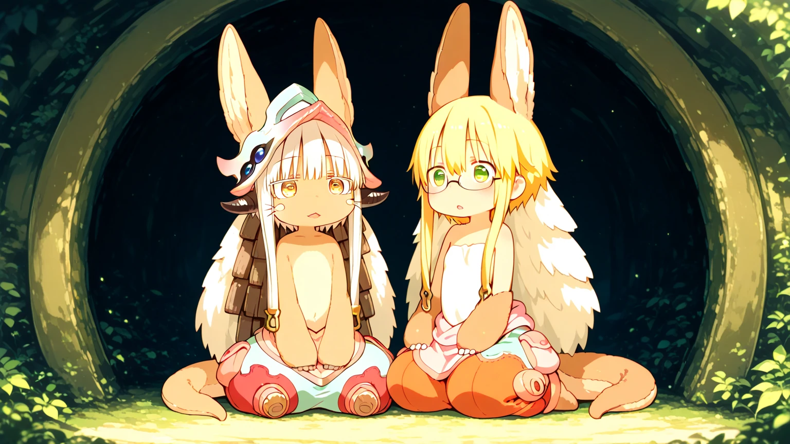two little girls
nude, a little blonde girl, a little albino girl, small breasts, ass, anus, cat tail, demon horns, stunning eyes, wearing boots with long socks, stone road, castle ruins, in the middle of the desert, full moon, ultra HD, 8K,