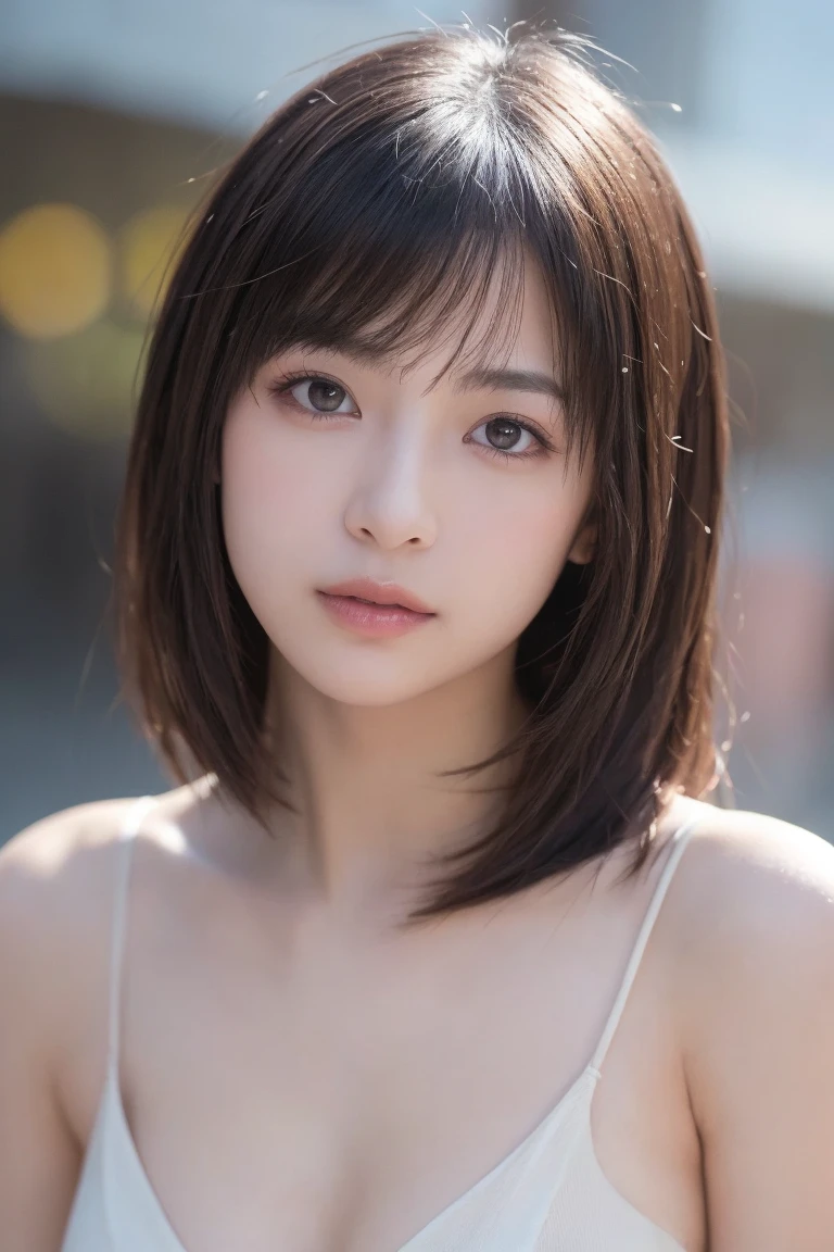 (((masterpiece))), highest quality, very detailed, detailed background, very beautiful girl, Japanese, 12, detailed face, bangs, (whole body:1.3), (random hairstyle :1.2), (young face), (perfect body:1.1), blouse, summer, In 8K, wallpaper, wonderful, finely, Super detailed, ultra high resolution, very detailed, pure erotic face, very detailed目と顔, beautiful and detailed eyes, very detailed肌, ((bold bikini)), no makeup, (natural skin), cowboy shot、16歳のbeautiful girl、beautiful girl、1 person photo、1人のbeautiful girl、1 person photo、Photo of only one person、Photographed alone、Photo up to the chest、Photo showing up to the chest、I can see the cleavage、tits