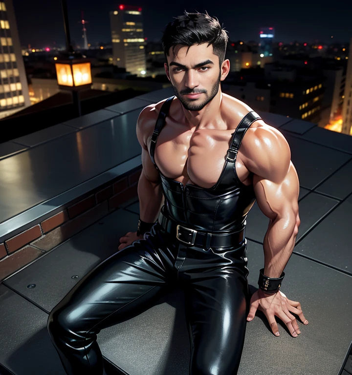 (The Alfid people wear black transparent latex pliers,Translucent latex pliers:1.5),(Metallic body, bionic scifi alexandre ferra, cyborg neck, cyborg male, male cyborg, cyborg fashion model, portrait of a cyborg, detailed portrait of a cyborg, cybernetic neck implant, portrait of a futuristic robot :1.3)(dystopian sci-fi character, sci - fi character, portrait of a cyberpunk cyborg:1.2)(8K,Extreme detail,Hair in extreme detail,Ultra photo realsisim,cinmatic lighting:1.1)(Asian supermodel face,Strong muscles and perfectly curved body,Extreme sexual tension,Hormonal explosion,whole body display:1.5)(Short hair, Light-colored beard, Stubble masculinity,Naked muscle man,Muscular macho,No clothes on,Only a pair of thongs was worn,Extremely sexy and provocative:1.5)(whole body display:1.5)
