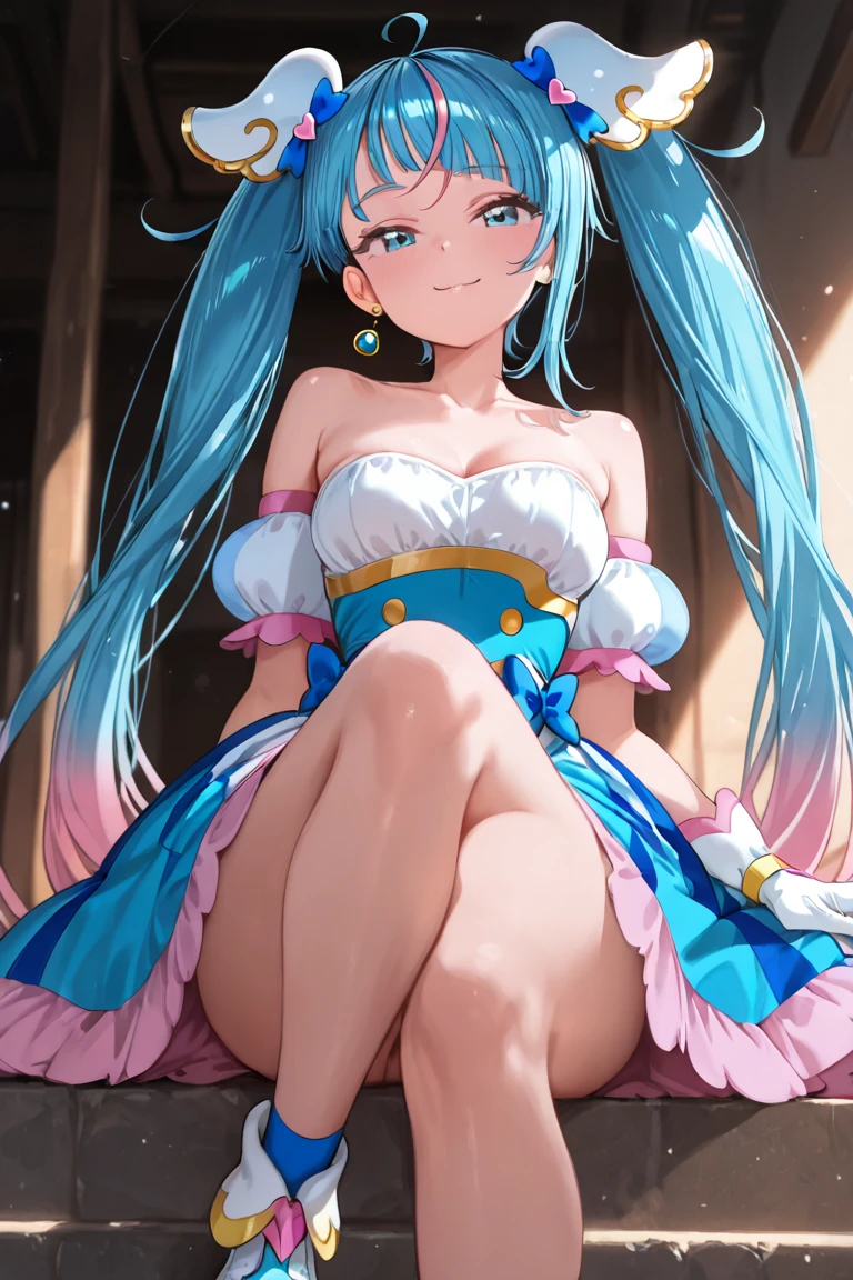 ((highest quality)), ((masterpiece)),(detailed),High resolution,Sharp focus,Perfect Face,{best illustration},
(非常にdetailed CG unity 8k wallpaper),(((Vibrant colors))),Official Art,DQ3,One girl,sitting, (cross-legged),
((detailedなボディ)),(detailedな顔)), cute,Lewd,erotic,Bold,
Slender,(muscle:0.8), Round Breasts,Large Breasts,Light blue hair,Red eyes,Long Hair,Priest(DQ3), 
Cross Print,White see-through underwear,Mitra,Tabard,Yellow Elbow Gloves,Yellow Boots,seductive smile,Open your mouth,