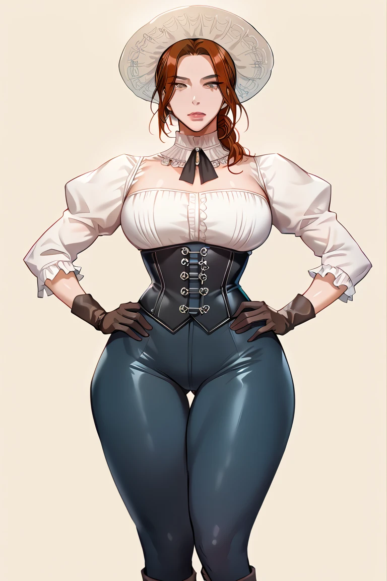 Whore slut, slut look, female anime character with ultra large breasts, full body, wide hips, milf woman, very big fat body, fantasy, breasts the size of her body, ultra complex clothing design, major sexual clothing, hugely huge development of clothing design, unique, ultra hyper unique, steampunk