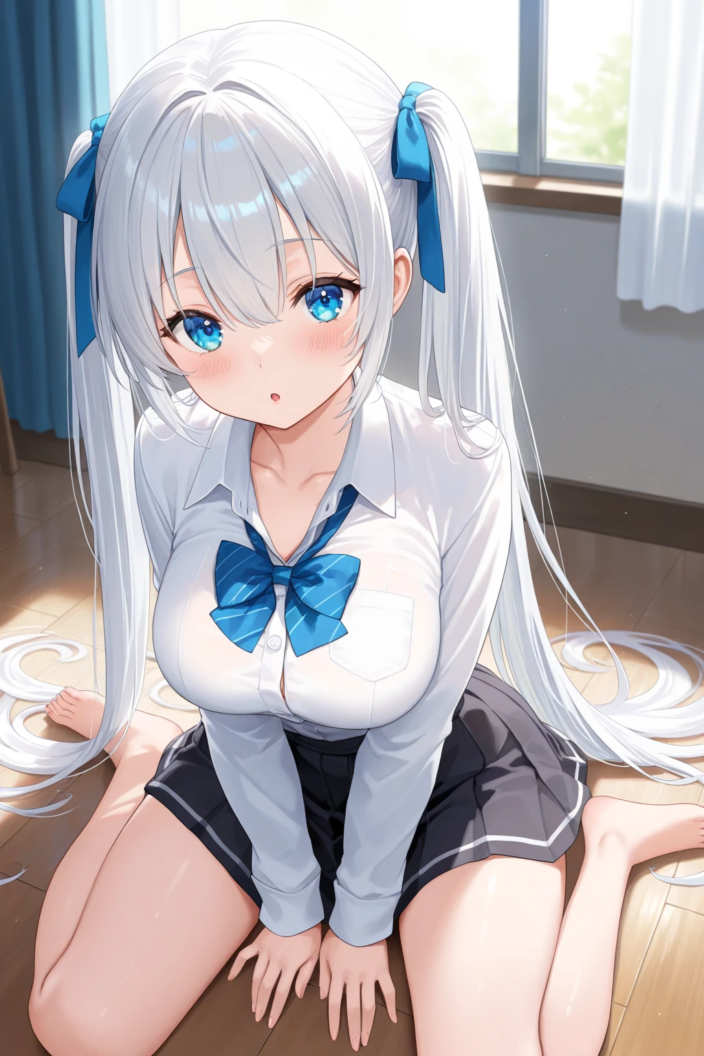 nsfw, (Master masterpiece:2), (((extremely fine and beautiful))), (16 K:2), (spread legs, completely nude:1.6), (one girl, lying on the bed:1.6), (small breasts:1.2), (Nominal body type), (Glamorous:1.4), (pussy, nipples:1.6), (cute little), (embarrassed:1.8), Correct anatomy, Good anatomy, (((The ultra -The high-definition))), (Ultra HD), (highly detailed)), ((Very detailed and beautiful)), ((Very detailed and beautiful)), (luminism)), (pinky girly room background:1.4), kanatafourth, (white hair:1.3), ((pinky background))