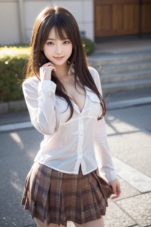 Best image quality、8k、Cafe staff、((She lifts her skirt to show her pussy))Viewers are happy when they see pussy(Shaved)((Collared shirt、Skirt))、Black Stockings、Beautiful feet、Slender、Japanese women、Provocative smile、high resolution、Cafe、Straight hair、23 years old、Big eyes、Kamimei、Cafe staff、((Slender girl))(Slender and beautiful legs)(Highly detailed face)(Wearing an apron)(Black Pantyhose)(Bent knees)Shoot from below、Looking up at panties from a low angle