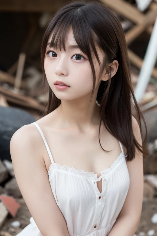 8k、High-definition skin quality、Blurred background 14 year old girl、super high quality、Fair-skinned beautiful girl、Young Breasts、Small cleavage、Adult atmosphere、high resolution skin、Fair and beautiful thighs、Young face、Innocent face、Hair tied up、Well-formed face、torn one piece、Open your mouth、Wet lips、Bare healthy legs、Bare buttocks、Well-formed legs、