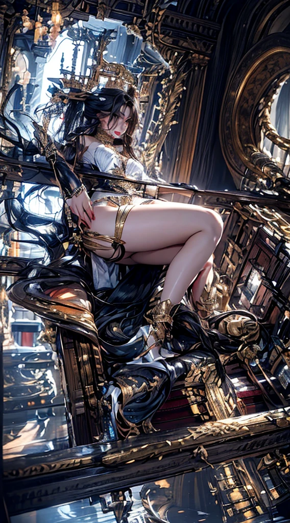 Golden Saint Seiya, (Mecha) (Mechanical) (Armor), Professional RAW Color Photo, (Back Corner), (Lying Down Leg Lift Exposed Butt: 1.5), (Cumming on Body, Shooting on Breasts, Facial Cumshot, Cumming in Hair): 1.2) (Open Leg: 1.3), Perfect, (Wide Angle), (Three Rules), Perfect Legs, (Pendant) (Colored Gems) Knee Flexion, Perfect Feet, Panties Close-up, Sweat, Water Drops, Best Quality, Masterpiece, Super Resolution, (Reality: 1.4), 1 girl, bare shoulders, crazy details, (hip folds: 1.5), lower chest, side chest, unrealistic engine style, Boca effect, David La Chapelle style lens, bioluminescent palette: lilac, pale gold, pale pink, bright white, wide angle, super fine, cinematic still life, vibrant, Sakimichan style, perfect eyes, highest image quality 16K, inspired by Harry Winston, a masterpiece shot by the Canon EOS R 6" Chaos 50,--, Under Eye Mole, ray tracing, surrealism, textured skin 