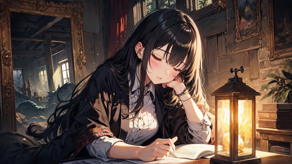 Anime girl reading a book in bed with the lights on, Young Anime Girl, Cute girl anime visuals, anime art wallpaper 4k, anime art wallpaper 4k, Anime Images, anime art wallpaper 8k, Cute Anime Girl, anime wallpaper 4k, anime wallpaper 4k, Anime illustrations, Anime style 4k, Anime aesthetics, High quality anime art studio