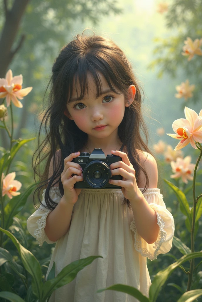 1 girl, cowboy camera, chinese dress