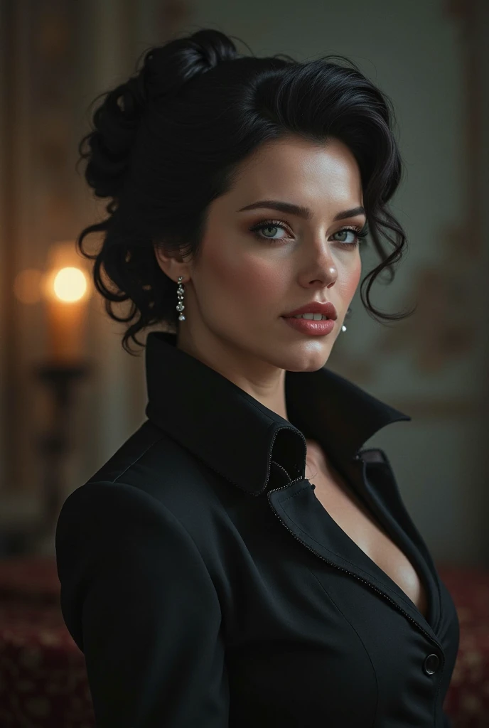 Maite Perroni, sexy clothes, character portrait, 3 9 9 0 s, short hair, intricate, elegant, highly detailed, digital painting, artstation, concept art, smooth, sharp focus, illustration, art by wlop, charlie bowater and alexandra fomina