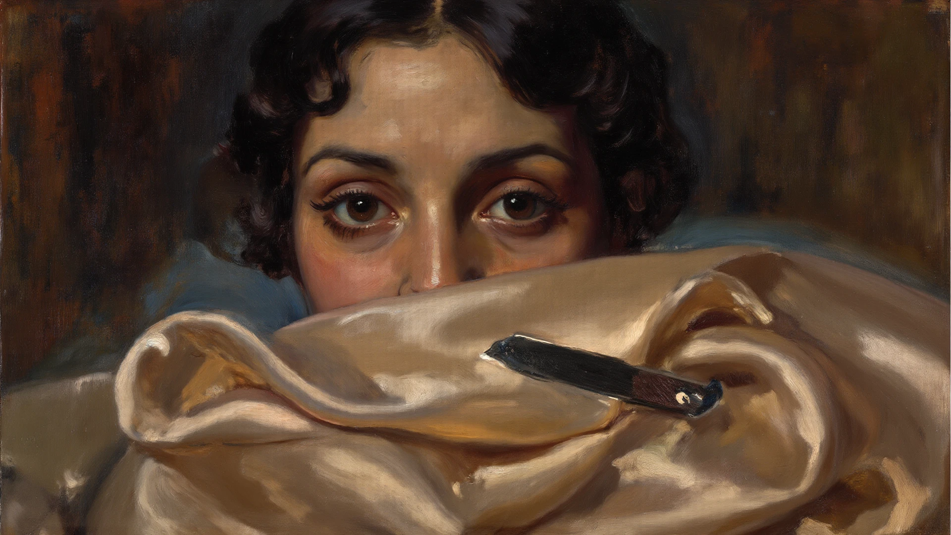 (best quality), (very aesthetic), (ultra-detailed), (best illustration),(a mature female),(perfect face),Suikoden,Mrs. Lin,((())),((full_body)),(()),(crying),red cheek,sweating,skinny,flushed skin,(hairly),(standing),traditional Chinese bedroom,