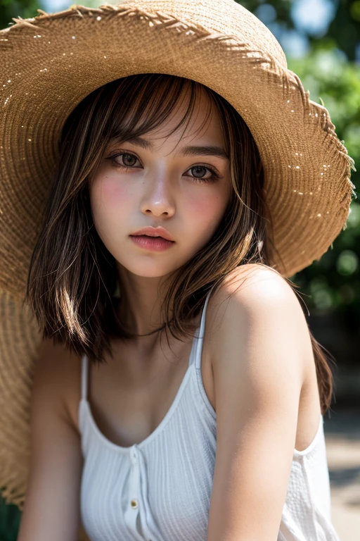 1girl, <lora:add_detail:1>, (((face closeup))), (((depth of field)))