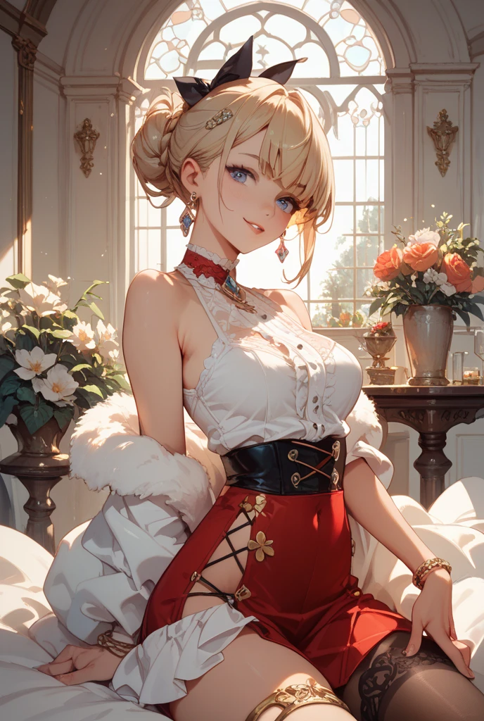 best quality, masterpiece, shiny skin, highres,
nice hands, perfect hands, solo, 1girl, looking at viewer, light and shadows, <lora:ma-kurouV2-60:0.90>,<lora:Mild detail adjusterV10:0.8>,<lora:hikari:0.5>,nice hands, perfect hands, <lora:GoodHands-beta2:1.25>, <lora:neg4all_bdsqlsz_V3.5:1>
hospital, indoors, light,wide angle, wide shot, cowboy shot, collarbone, breasts, 
Weresheep, blonde hair, blue eyes, horns, sheep ears,hooves, fur-trim, neck bell, crop top, bike shorts, leg warmers, <lora:Weresheep:1>