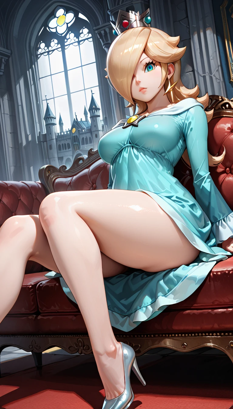 (best quality). (Ultra Detalhado). (1girl), Olhando para o Viewer. (Antecedentes detalhados). belos olhos detalhados. rosto delicado e bonito. (high saturation), seios grandes, droopy breasts, (((date outfit))), (((sexy cleavage))), (((sexy legs))), (((heels))),
