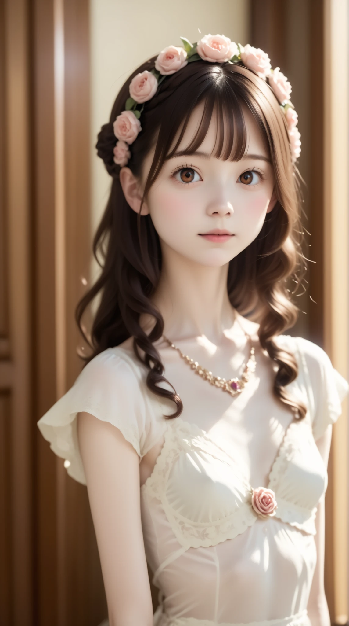   score_9,  score_8_  up ,  score_7_  up ,Rating_Safety,20 years old,8k,4K,16 kg,   details  ,     beautiful ,     beautiful , masterpiece,    top quality,   atmosphere, mystery, romanticism,   creepy , literature, Art,    Fashion,    Victorian   , Decorations,     complicated  , ironwork, meditation, deep emotion   ,  S  upernatural ,    1 girl,    white skin,delicate, very   skinny,Bang,    at night,   brown eyes,  skinny , Slender ,  short,slender body,younger, かわいいyounger女の子 ,Narrow Shoulders,   there is,   Japanese  