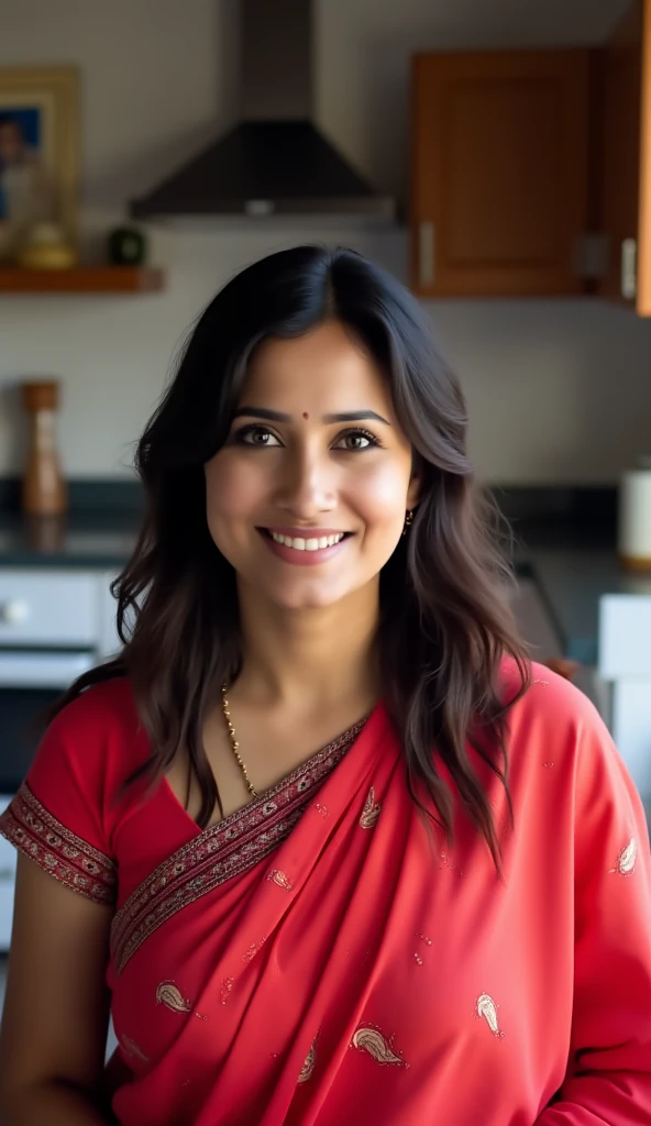 Indian housewife silk blouse hoi boobs 