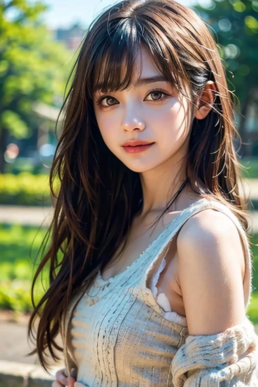 best quality, high resolution, extremely detailed photography, (photorealistic), upper body shot, professional lighting, ((a girl, solo)), beautiful detailed face and eyes, Serenity, wearing Bohemian clothes, in Majestic mountains
