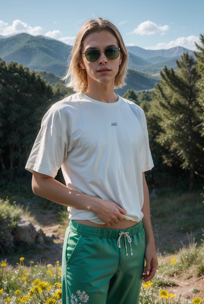 Timothée Chalamet, sweaty teen boy, in water, in finnish outside sauna, no clothing, far from camera, whole body, braces, age 19, wavy tiktok hair, boxer, bare feet, wearing no t-shirt topless, finnish outside sauna mountain, short fine armpit hair, flexing, veiny arms, cute, tall, lean, not muscular, wispy pubes, muscular teen boy masterpiece, high resolution, feet visible, no shoes, very dirty feet, skinny, tall, foot fetish, tall boy, teen boy, braces, best quality, sticky armpit hair, sticky, glue on floor, wet floor, sticky clothes, drops on underwear, drops on shorts, sticky on shorts, drops on floor, sweaty face, sweaty hair, Dune by Herbert, Science fiction