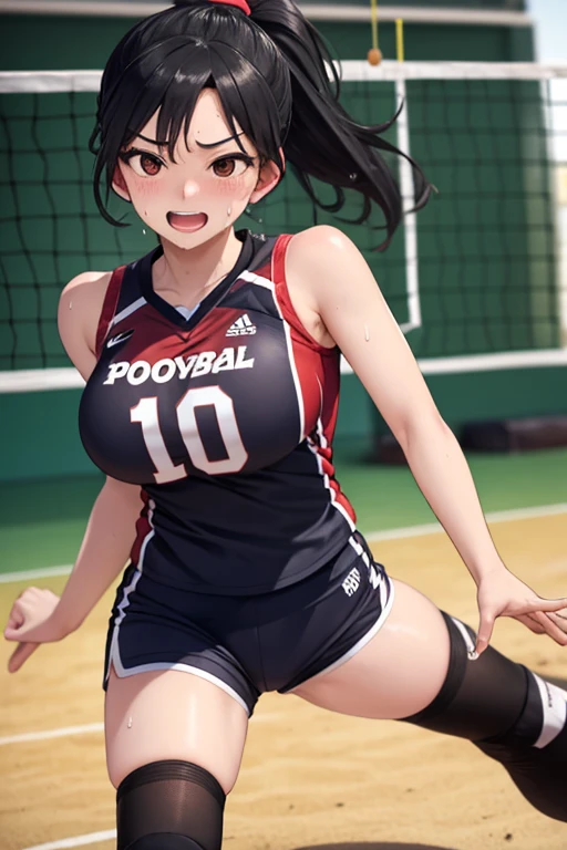 Konan from Naruto, 1girl, as a cheerleader, wearing a cheerleader outfit, at a playground , 8k, high detailed, high quality