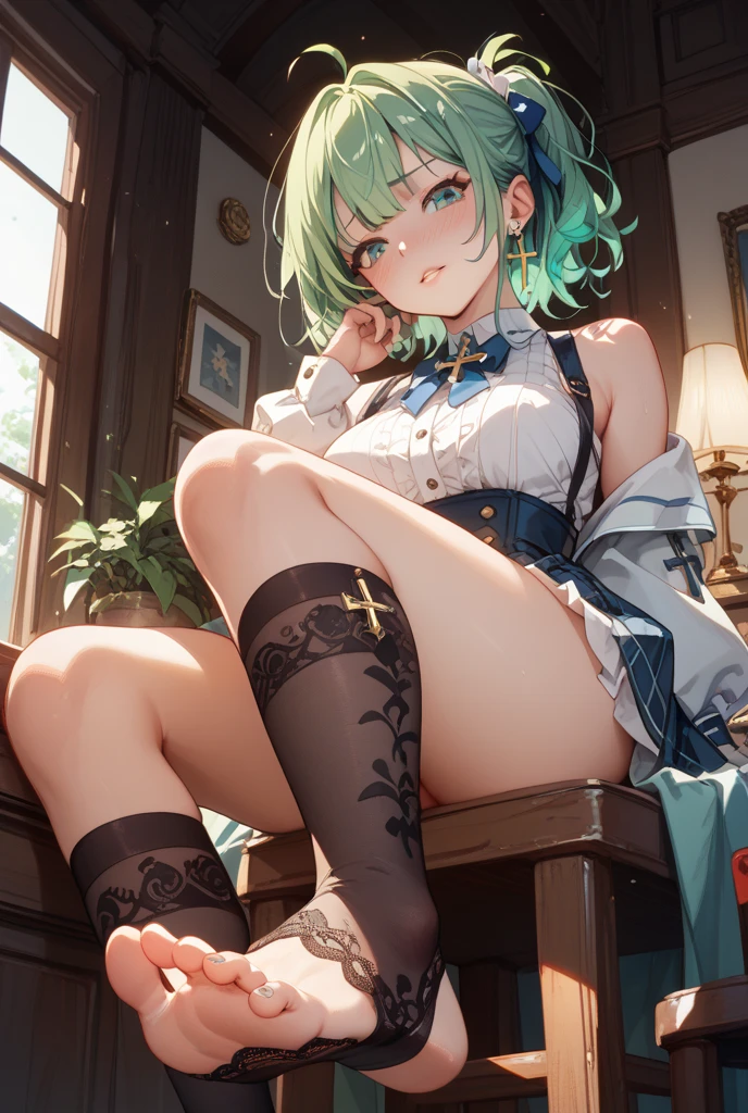 Sara&#39;s picture|Genshin Effects,Ulzzang-6500-v1.1, (raw photos:1.2), (realistic:1.4), gigantic bust, Beautiful girl captures details, very detailed Eyes and Face, Beautifully detailed eyes, Ridiculous, Incredibly Ridiculous, Big file size, มีvery detailed, high definition, very detailed, Highest quality, Masterpiece, Chemomimi, (Tiny micro bikini in mesh material...), illustration, very detailed, CG, Integration, 8K wallpaper, miracle, great details, Masterpiece, best quality, highly detailed cg uniform 8K wallpaper, light on face, movie light, 25 year old girl, (no panties)), ((dynamic gesture))), (camel toe), (half), (tights), (Sit with your knees bent..))